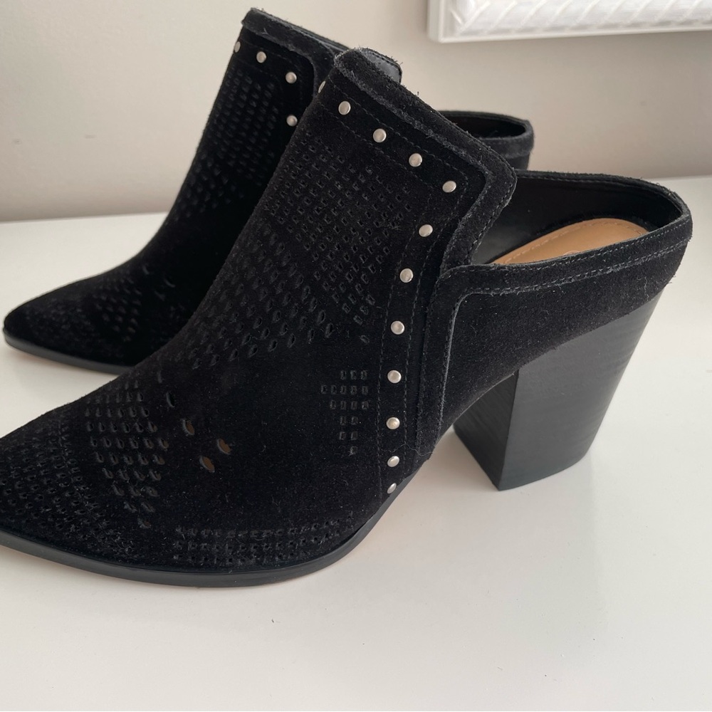 New Black Surde Mule